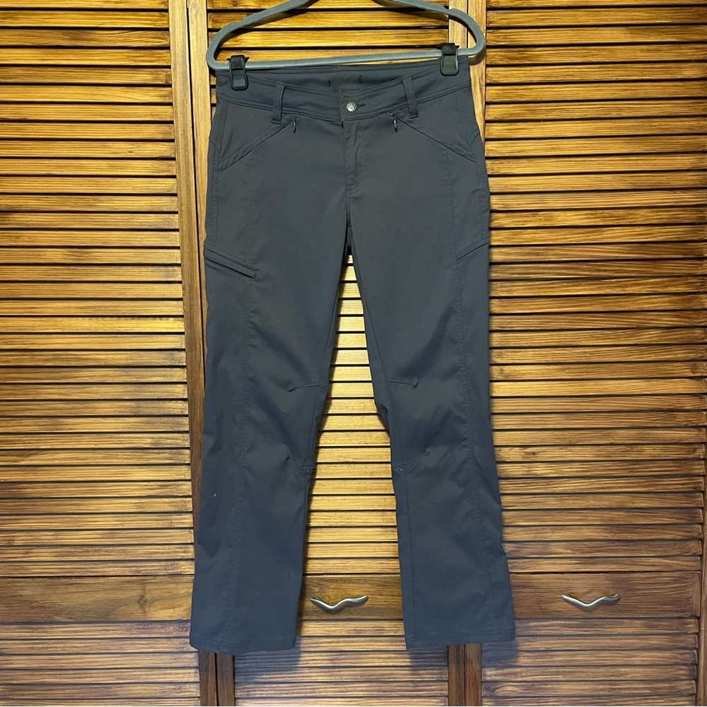 Prana Halle pants - dark gray - sz 8 - 29” inseam